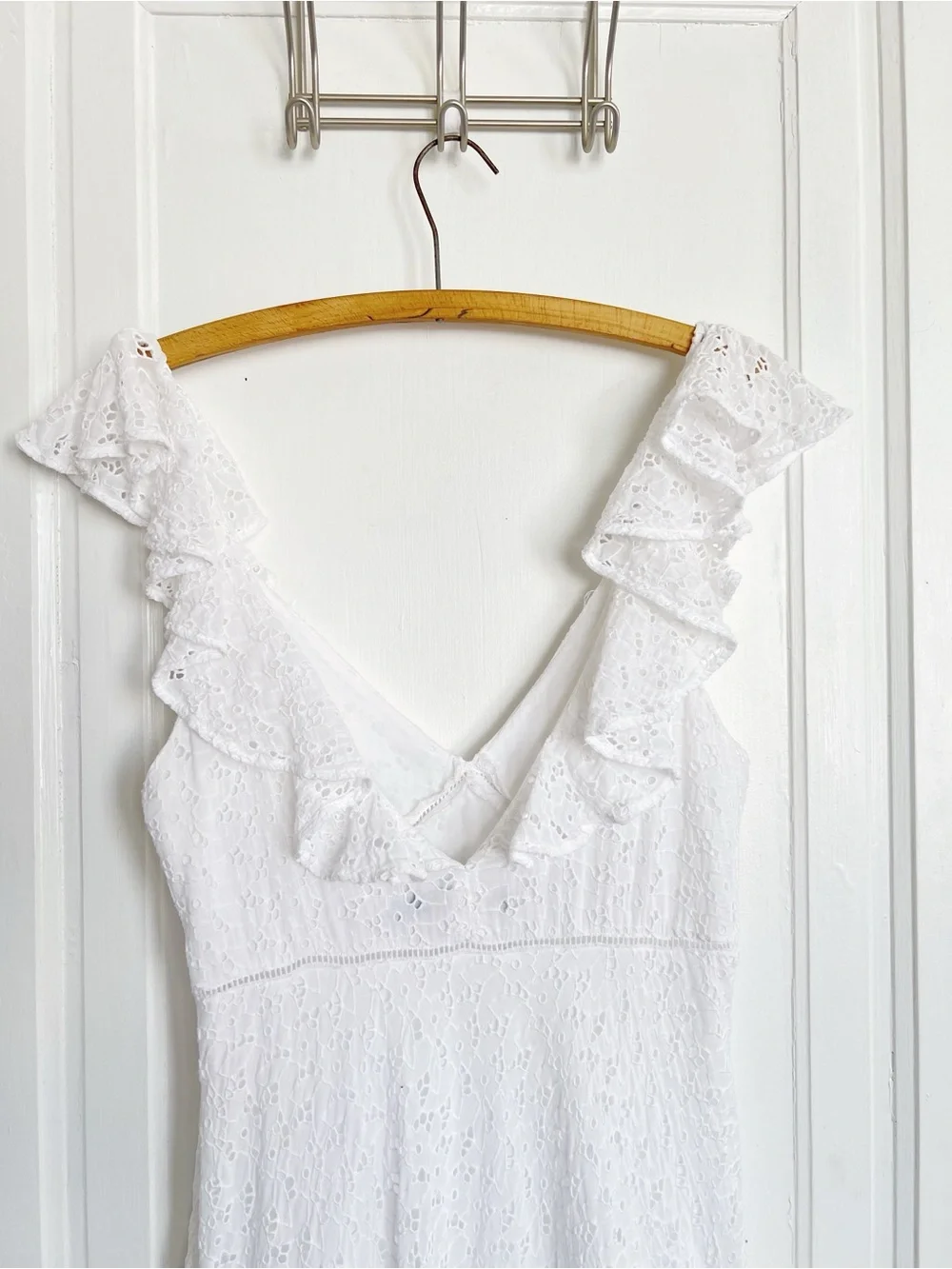Polo Ralph Lauren • Embroidered Eyelet Cotton Dress white broderie anglaise - Picture 12 of 15